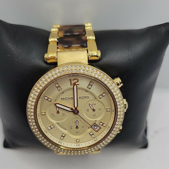 MICHAEL KORS Parker MK5688 Women Stainless Steel Analog Dial Quartz Watch AM569 - Picture 5 of 10